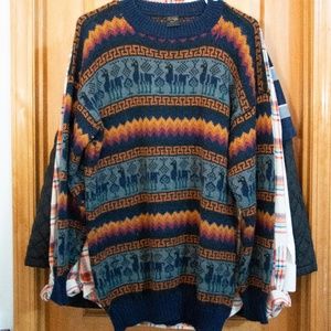Unisex Peruvian Alpaca Wool Sweater.